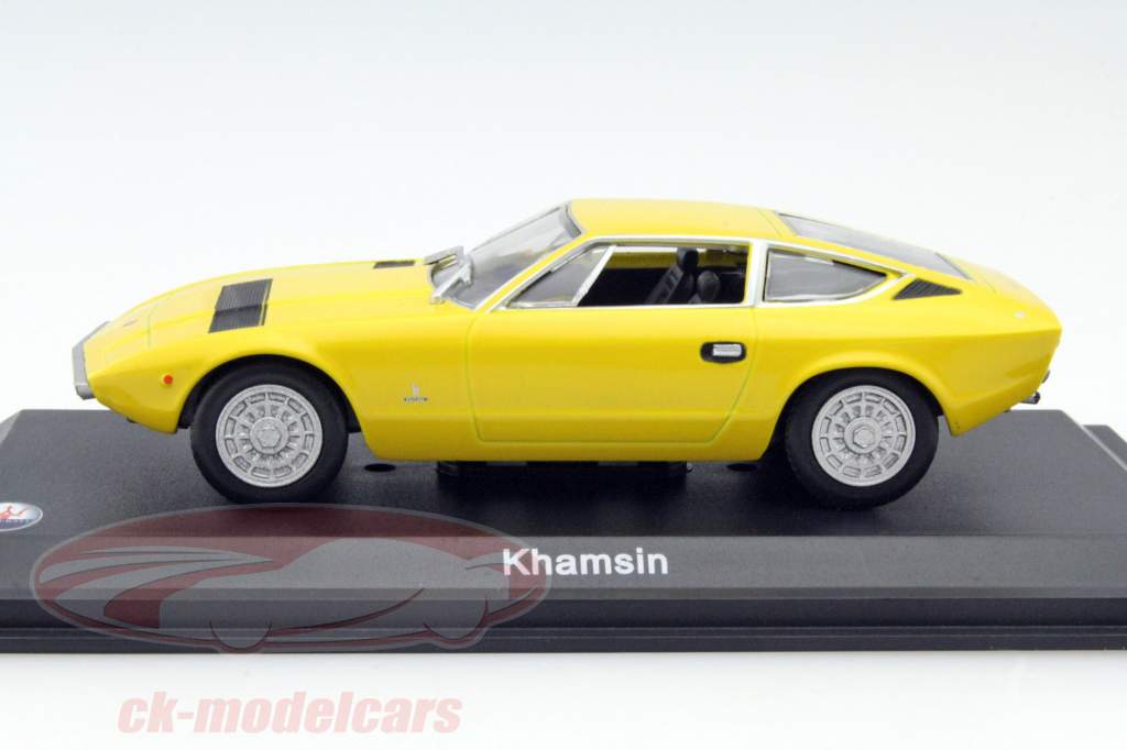 Maserati Khamsin jaar 1973 geel 1:43 Leo Models