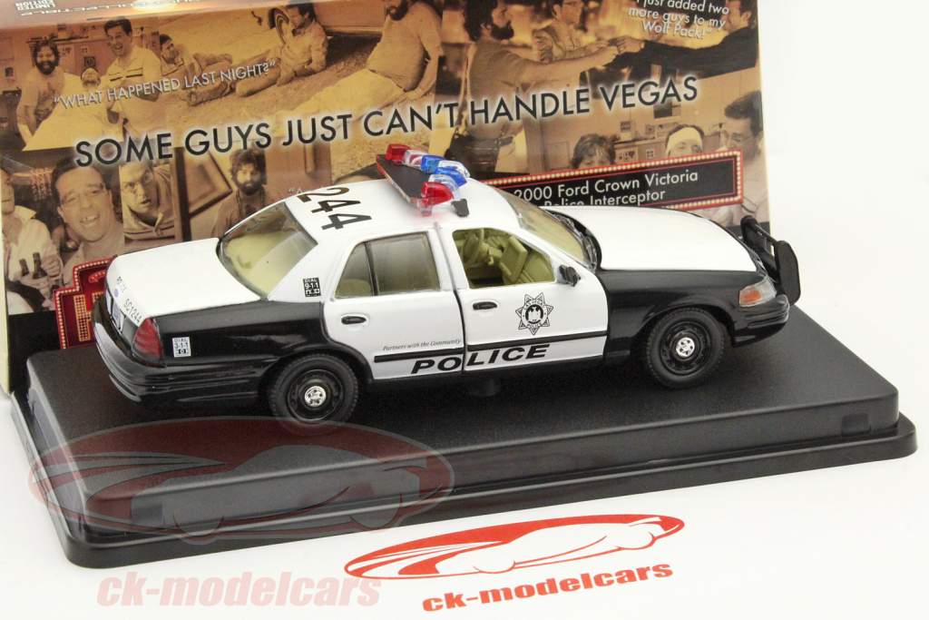 Ford Crown Victoria Police Interceptor The Hangover 2009 sort / hvid 1:43 Greenlight