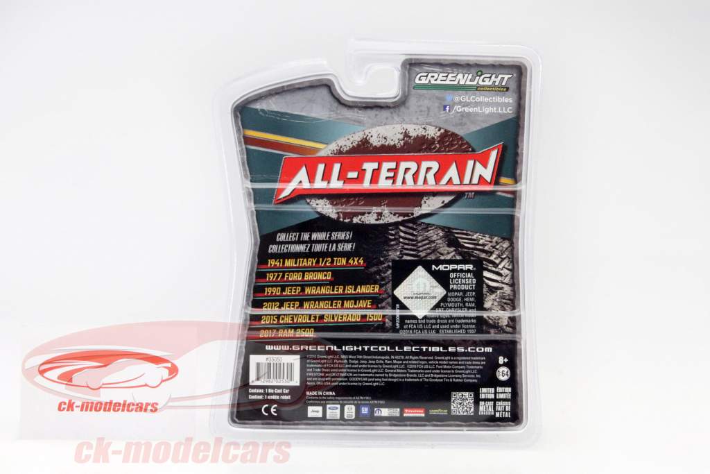 Dodge Ram 2500 año 2017 azul 1:64 Greenlight