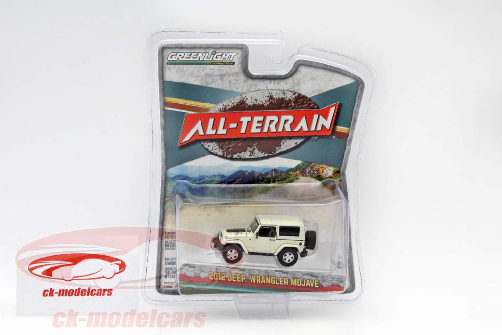 Jeep Wrangler Mojave jaar 2012 beige 1:64 Greenlight