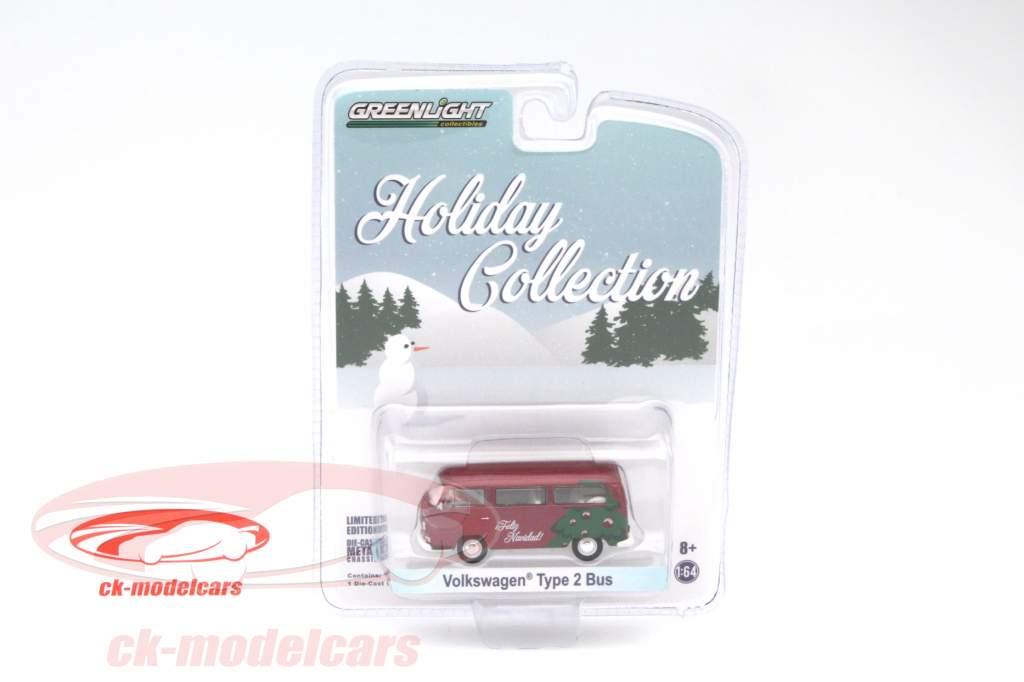 Volkswagen VW Type 2 Bus rot 1:64 Greenlight