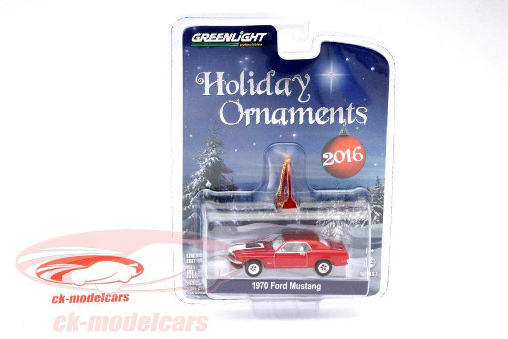 Ford Mustang 年 1970 赤 1:64 Greenlight