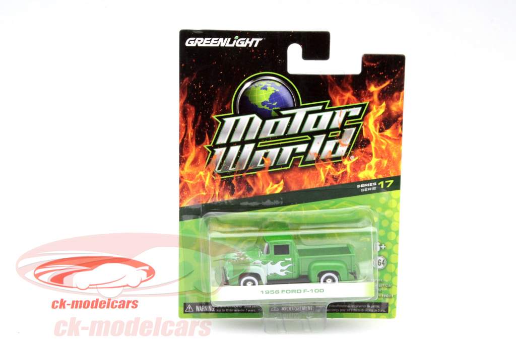 Ford F-100 年 1956 绿 1:64 Greenlight