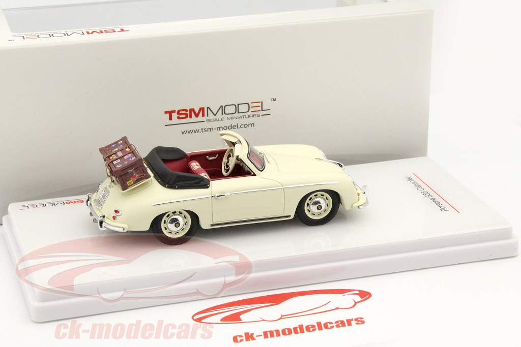 Porsche 356 Cabriolet ivoire 1:43 TrueScale