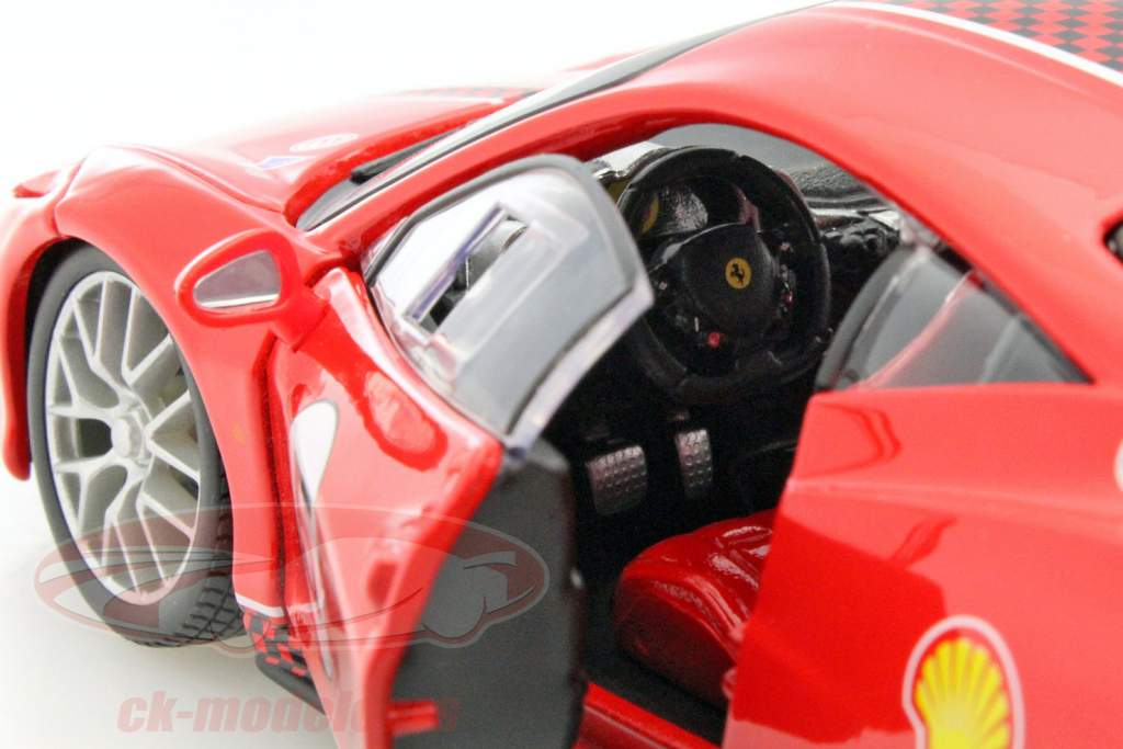 Ferrari 458 Challenge #5 rouge 1:24 Bburago