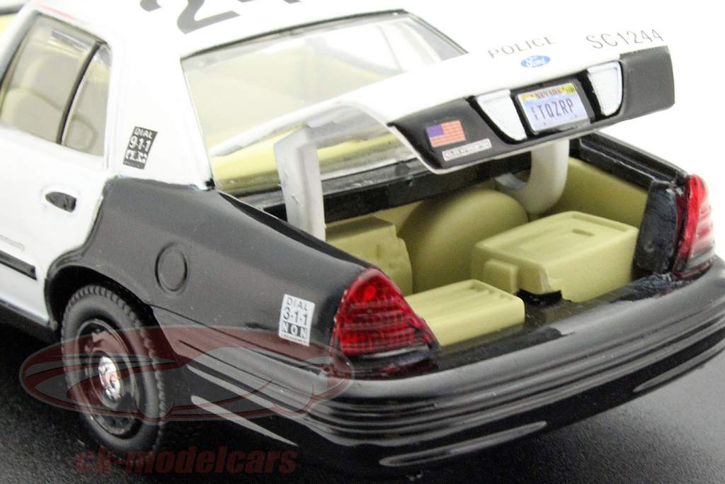 Ford Crown Victoria Police Interceptor The Hangover 2009 sort / hvid 1:43 Greenlight