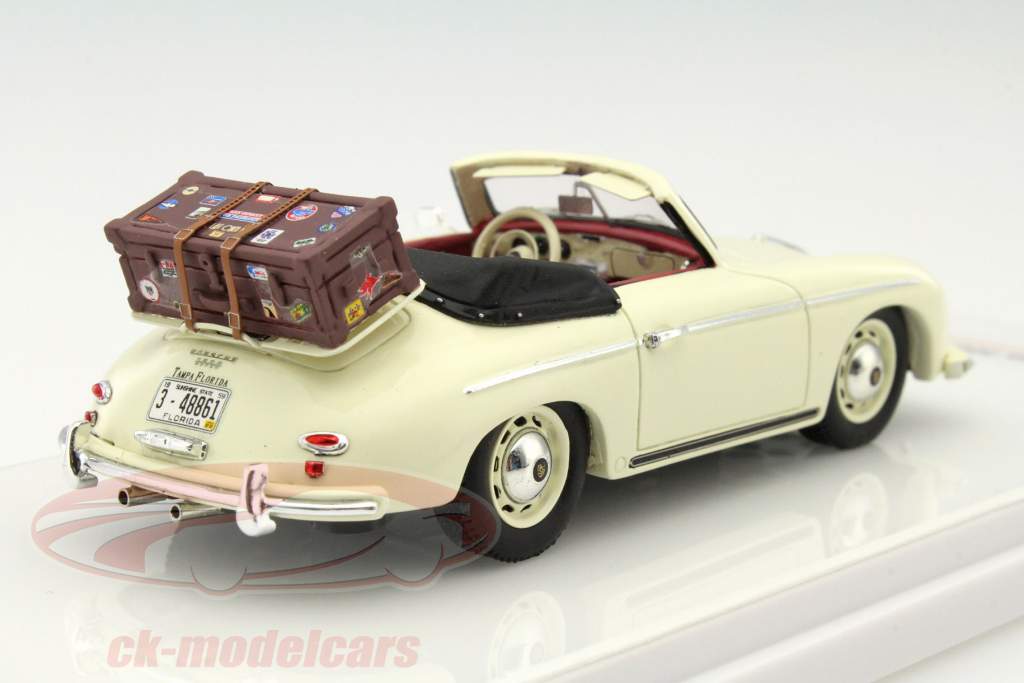 Porsche 356 Cabriolet ivoire 1:43 TrueScale