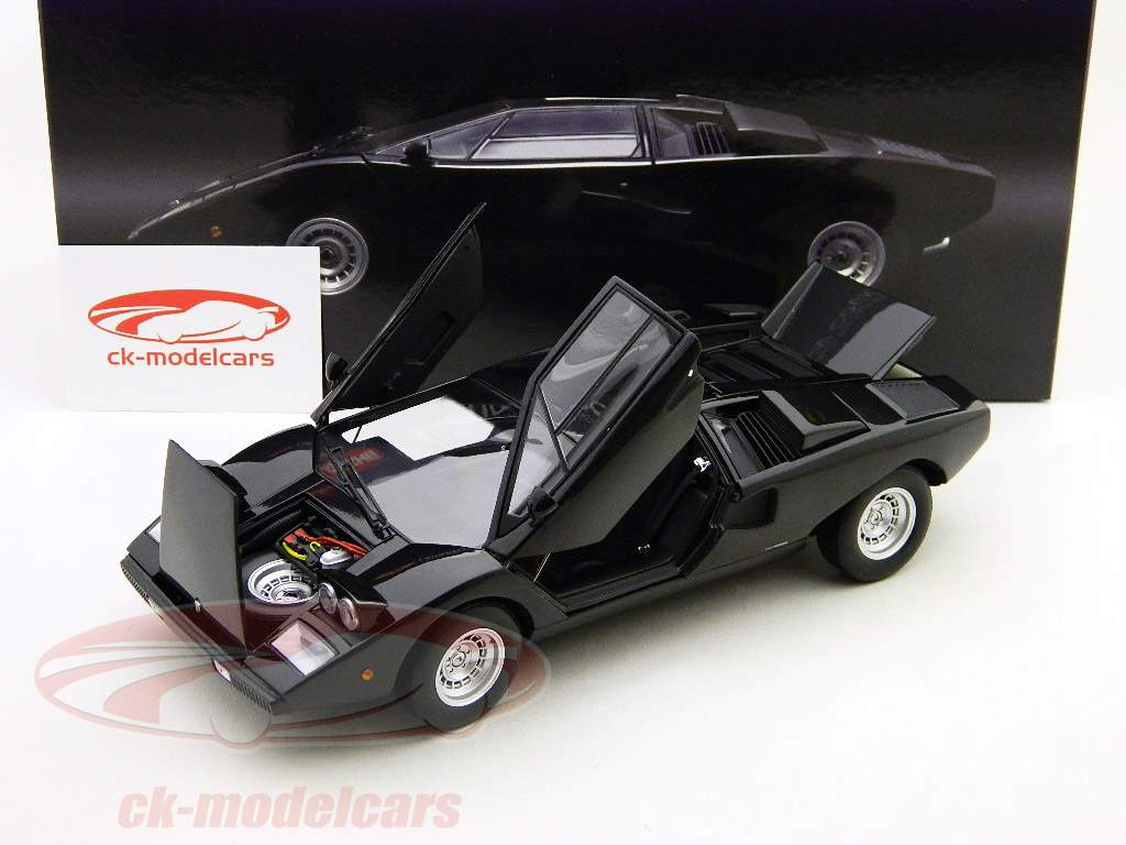 Lamborghini Countach LP400 1974 schwarz / sort 1:18 Kyosho