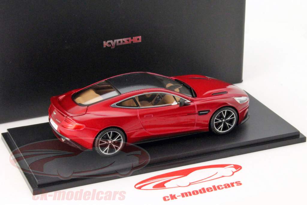 Aston Martin Vanquish år 2013 vulkan rød 1:43 Kyosho