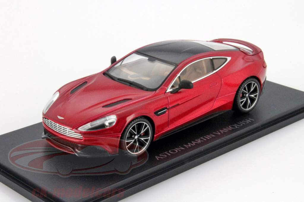 Aston Martin Vanquish år 2013 vulkan rød 1:43 Kyosho