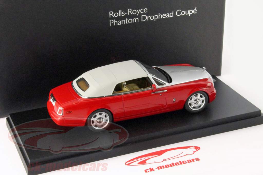Rolls Royce Phantom Drophead Coupe Year 2012 ensign red 1:43 Kyosho
