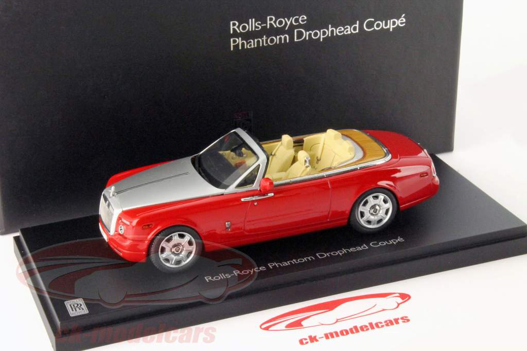 Rolls Royce Phantom Drophead Coupe Anno 2012 insegna rosso 1:43 Kyosho