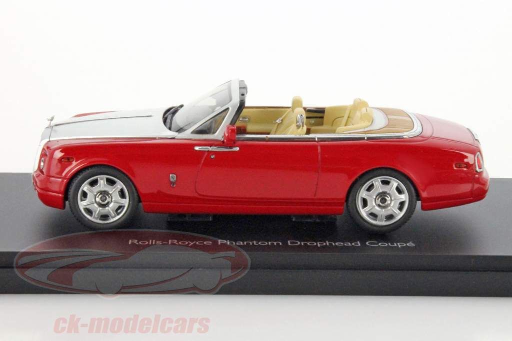 Rolls Royce Phantom Drophead Coupe Anno 2012 insegna rosso 1:43 Kyosho