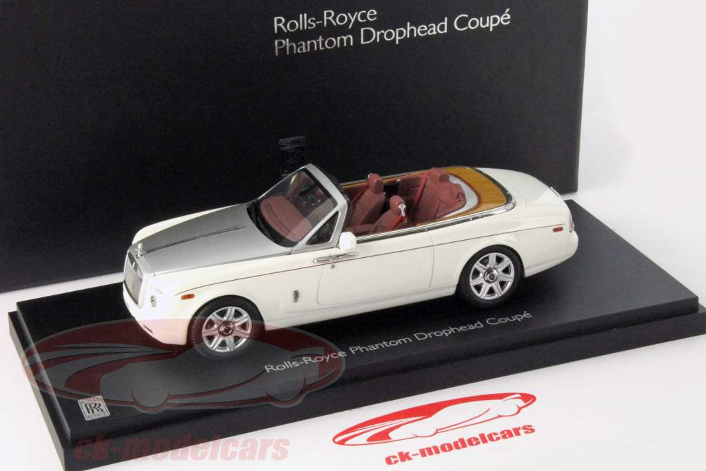 Rolls Royce Phantom Drophead Coupe År 2012 Engelsk hvid 1:43 Kyosho