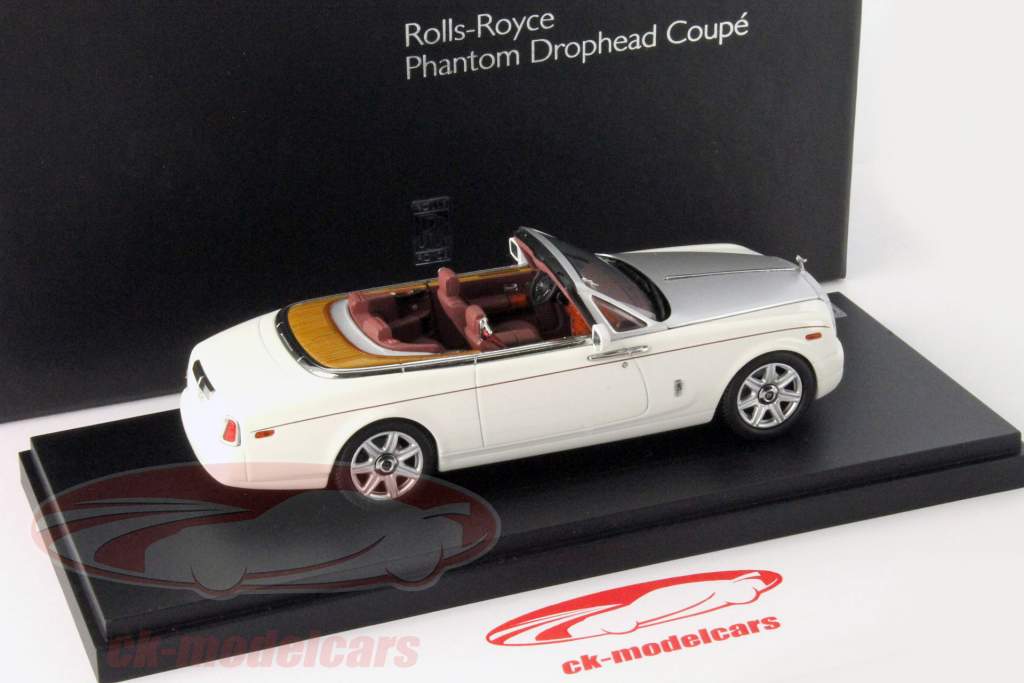Rolls Royce Phantom Drophead Coupe Année 2012 Anglais blanc 1:43 Kyosho