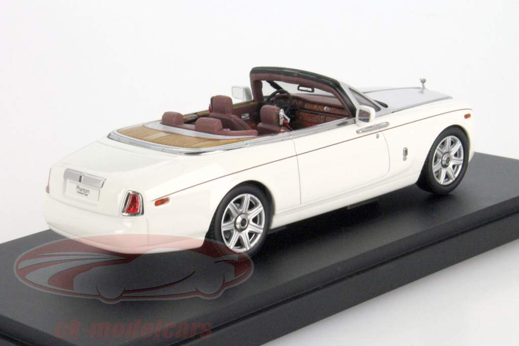 Rolls Royce Phantom Drophead Coupe Ano 2012 Inglês branco 1:43 Kyosho
