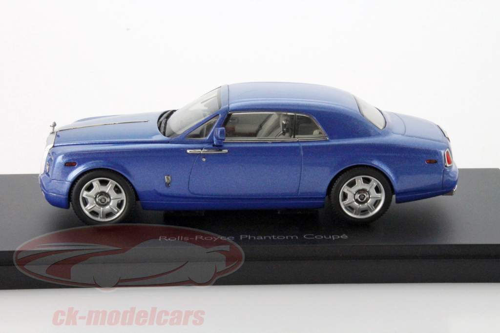 Rolls-Royce Phantom Coupe Year 2012 arabian blue 1:43 Kyosho