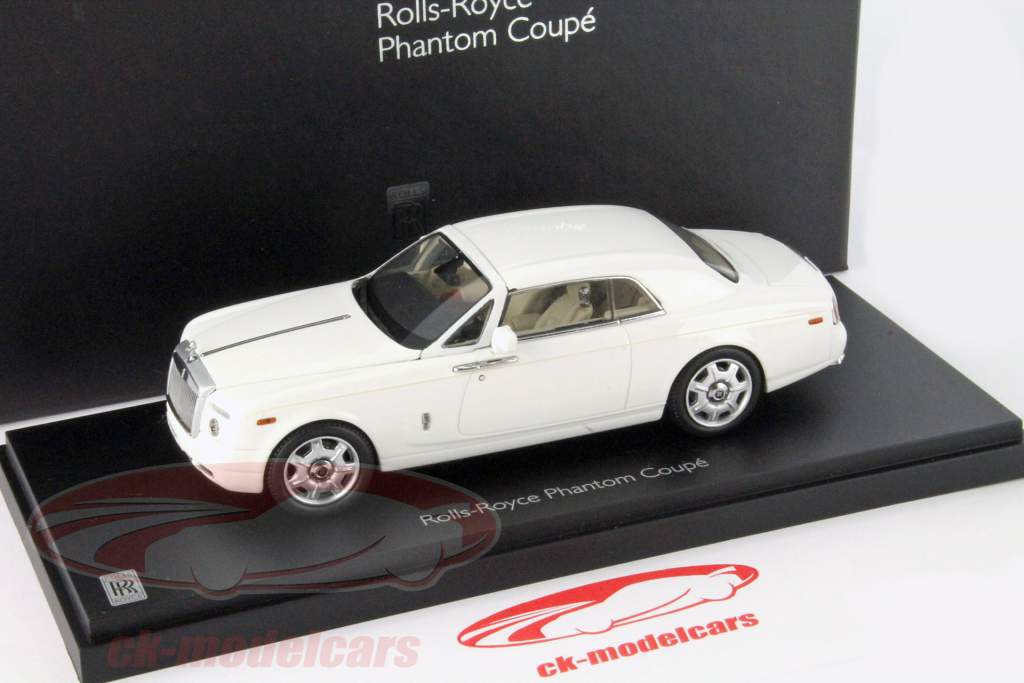 Rolls-Royce Phantom Coupe Year 2012 english white 1:43 Kyosho