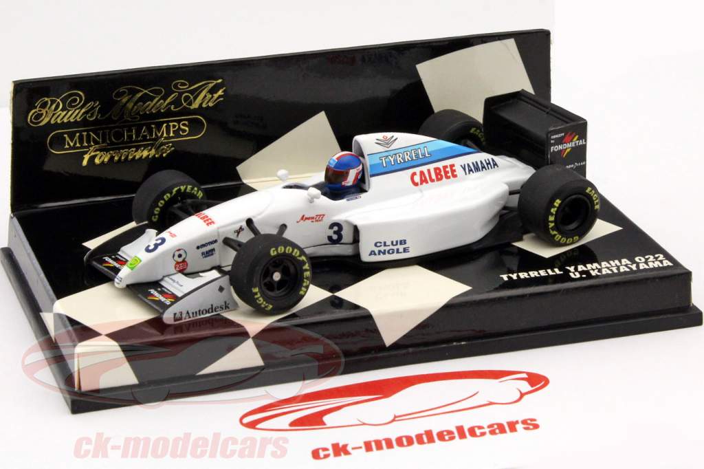 Minichamps 1:43 Ukyo Katayama Tyrrell 022 #3 formula 1 1994