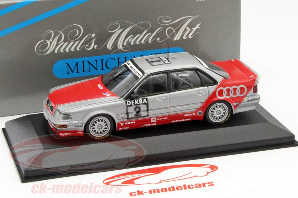 Audi V8 quattro Evolution #2 DTM 1992 Frank Jelinski 1:43 Minichamps