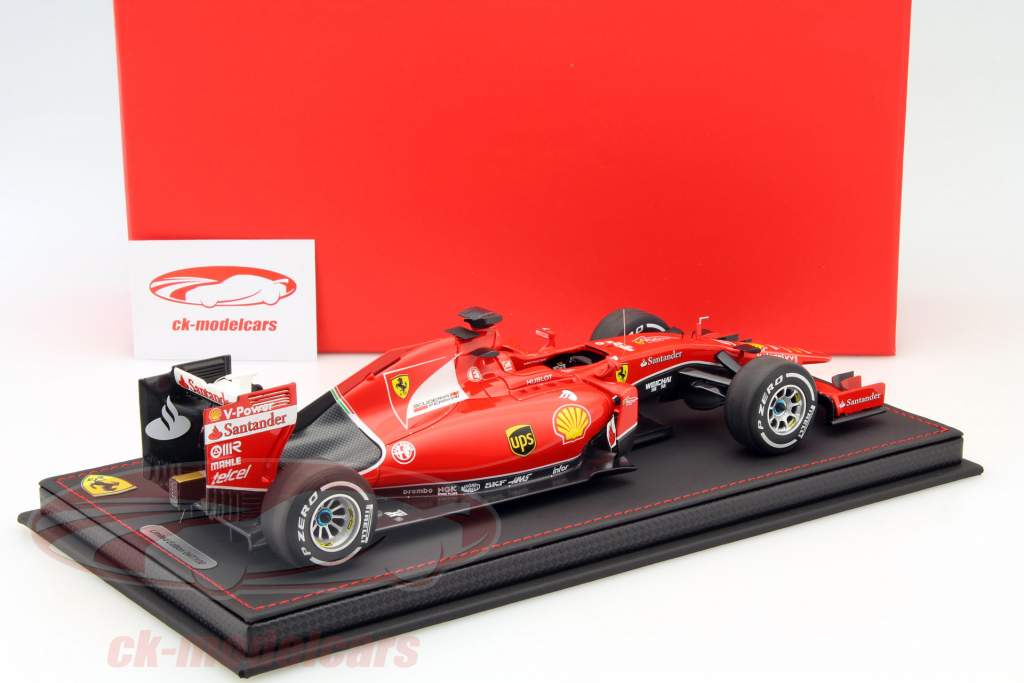 BBR Models 1:18 Sebastian Vettel Ferrari SF15-T #5 Belgium