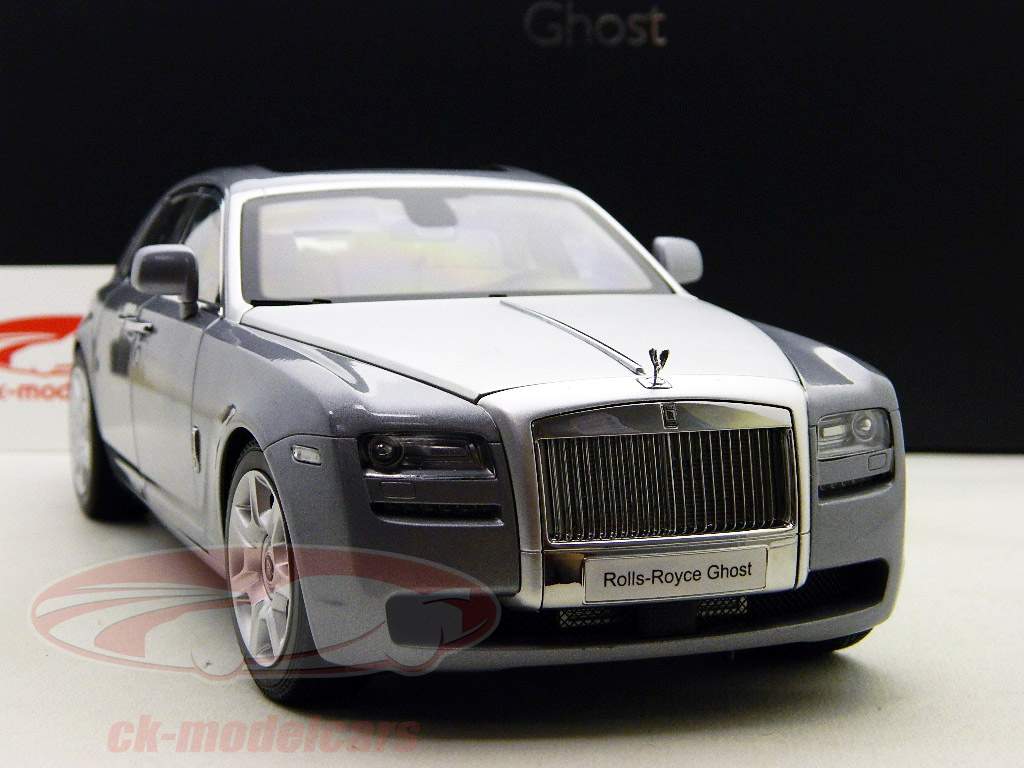 Rolls-Royce Ghost シルバーモデル　1/18 京商　Kyosho 1/18 KYOSHO ROLLS-ROYCE GHOST (Silver w/ Black Interior