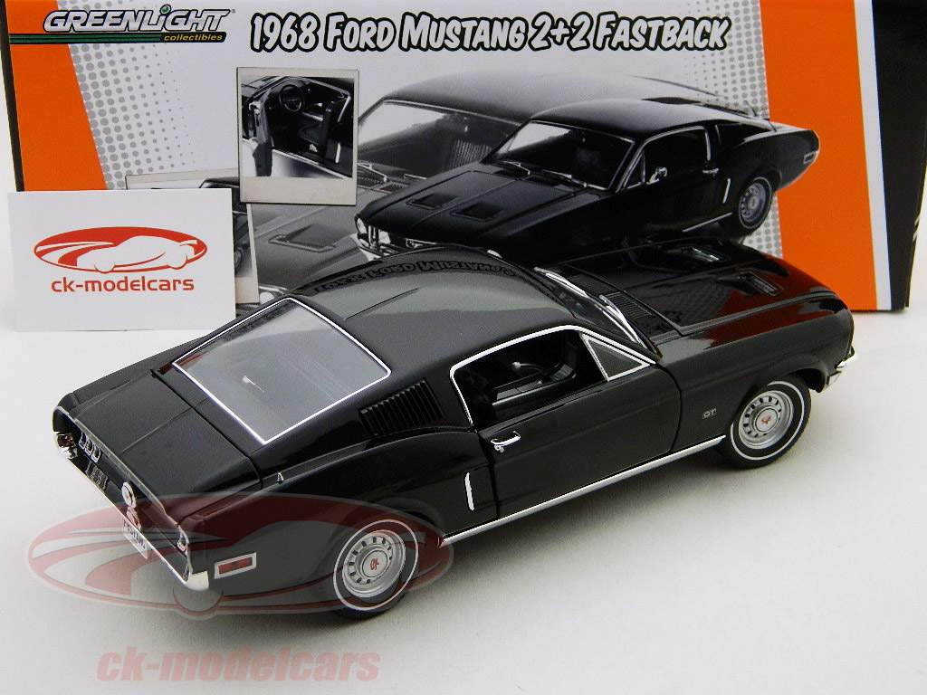Ford Mustang GT Fastback 1968 black 1:18 GL