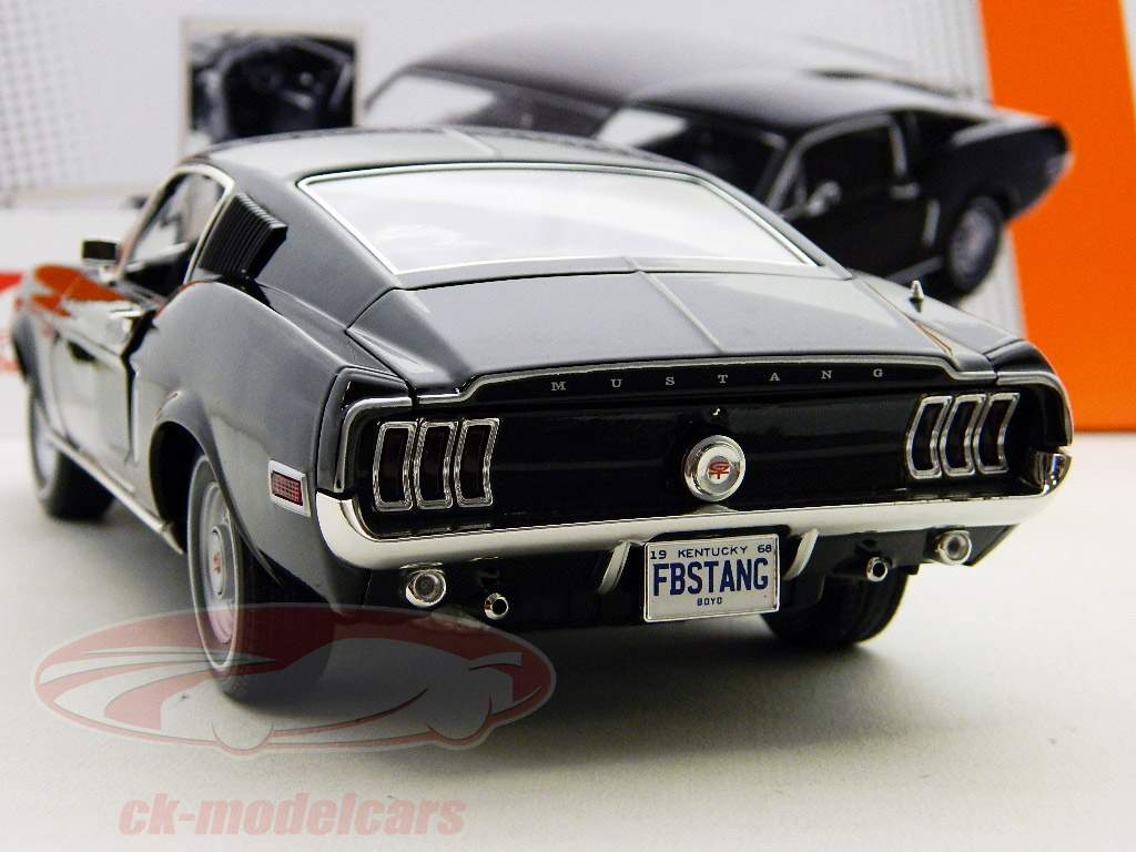 Greenlight 1:18 Ford Mustang GT Fastback 1968 black GL 12843