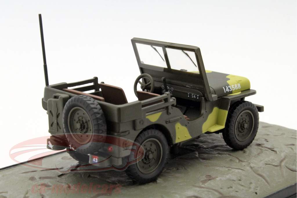 Willy's MP Jeep Australia 1942 olive green 1:43 Atlas