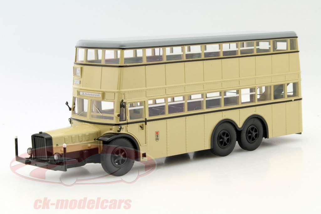 Büssing D38 серый / бежевый 1:43 Neo