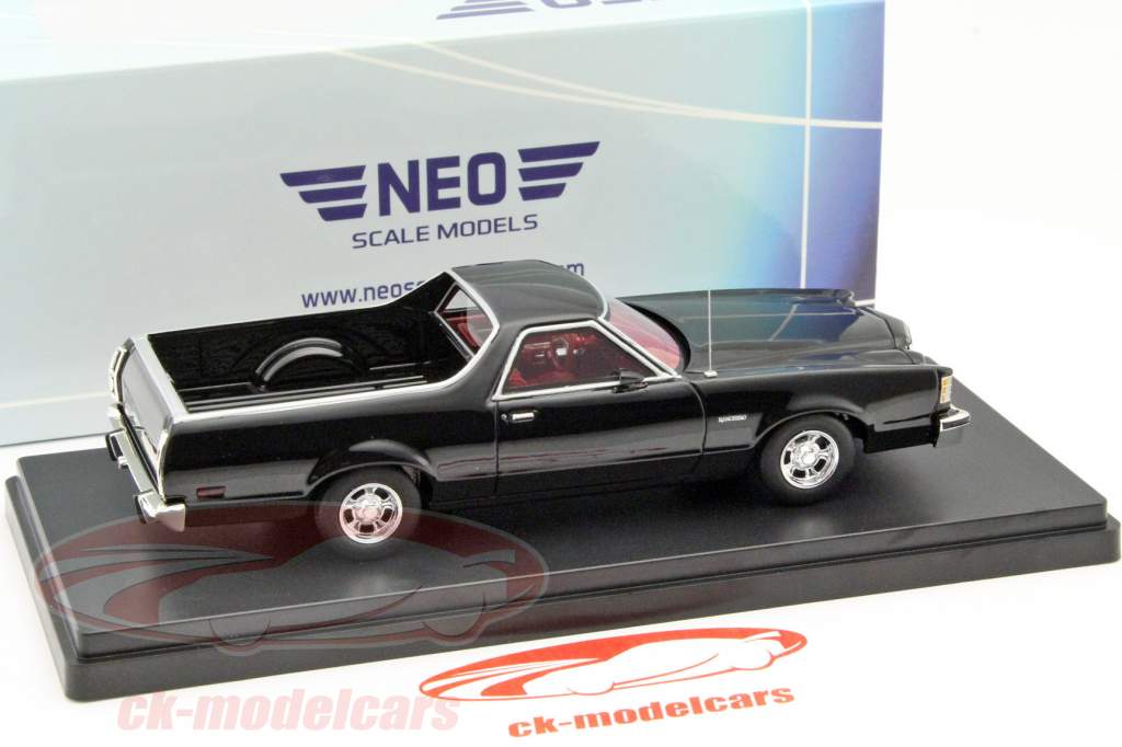 Ford Ranchero preto 1:43 Neo
