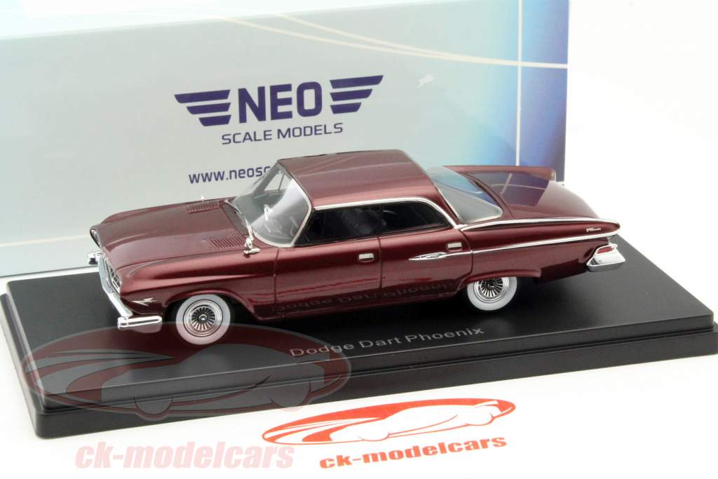 Dodge Dart Phoenix dunkelrot metallic 1:43 Neo