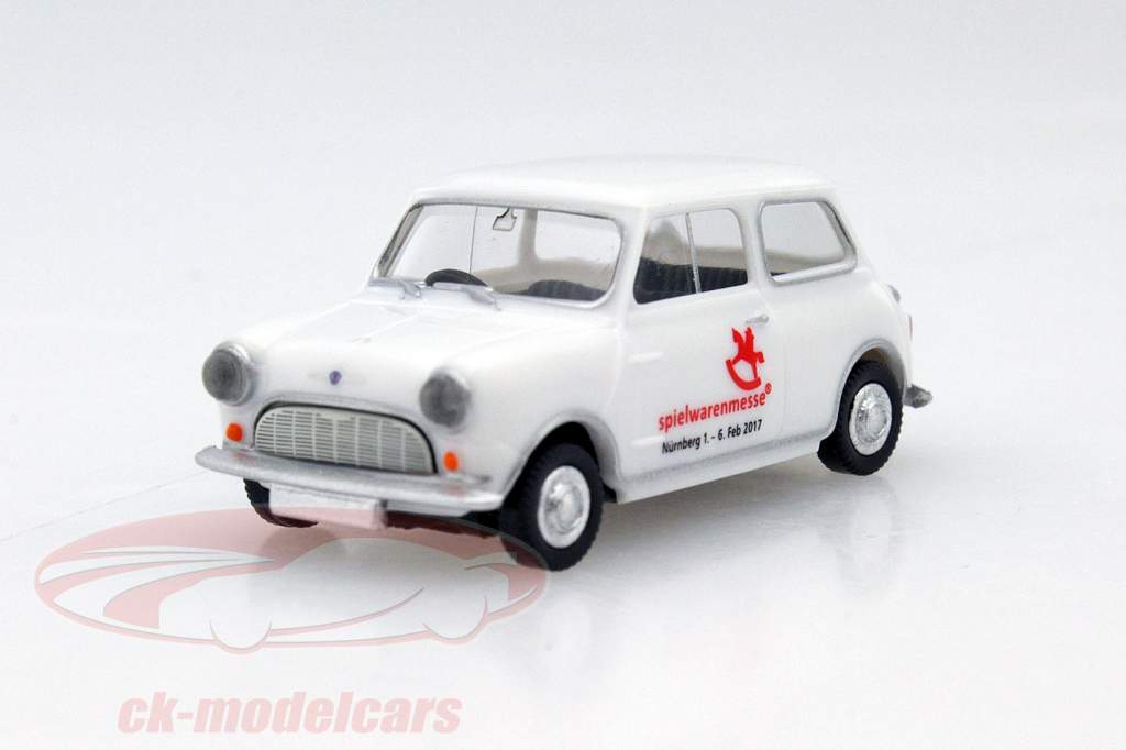 Mini Cooper Toy Fair Nürnberg 2017 blanco 1:87 Wiking