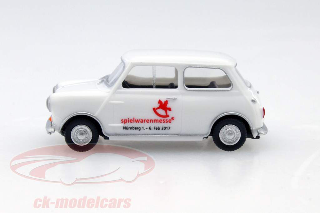 Mini Cooper Toy Fair Nürnberg 2017 blanco 1:87 Wiking