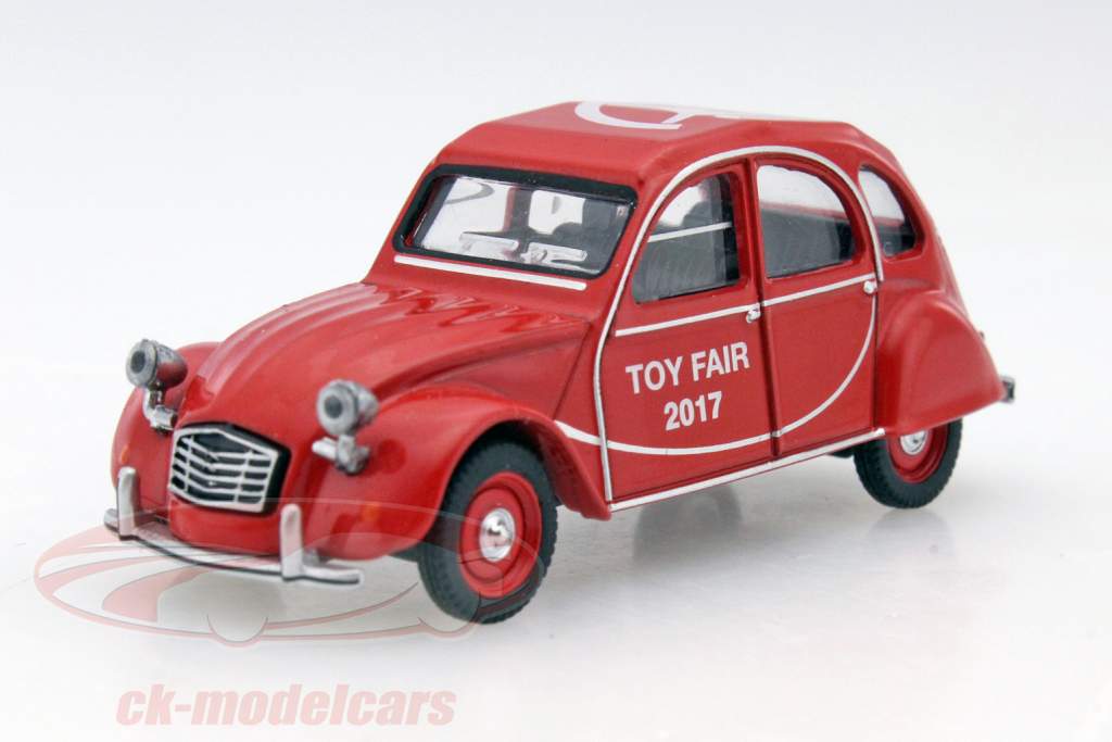 Citroen 2CV Toy Fair Nürnberg 2017 rød 1:64 Schuco