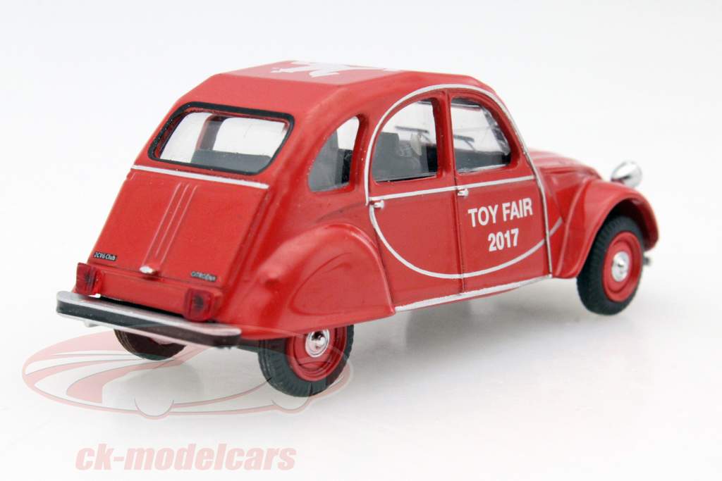 Citroen 2CV Toy Fair Nürnberg 2017 rød 1:64 Schuco