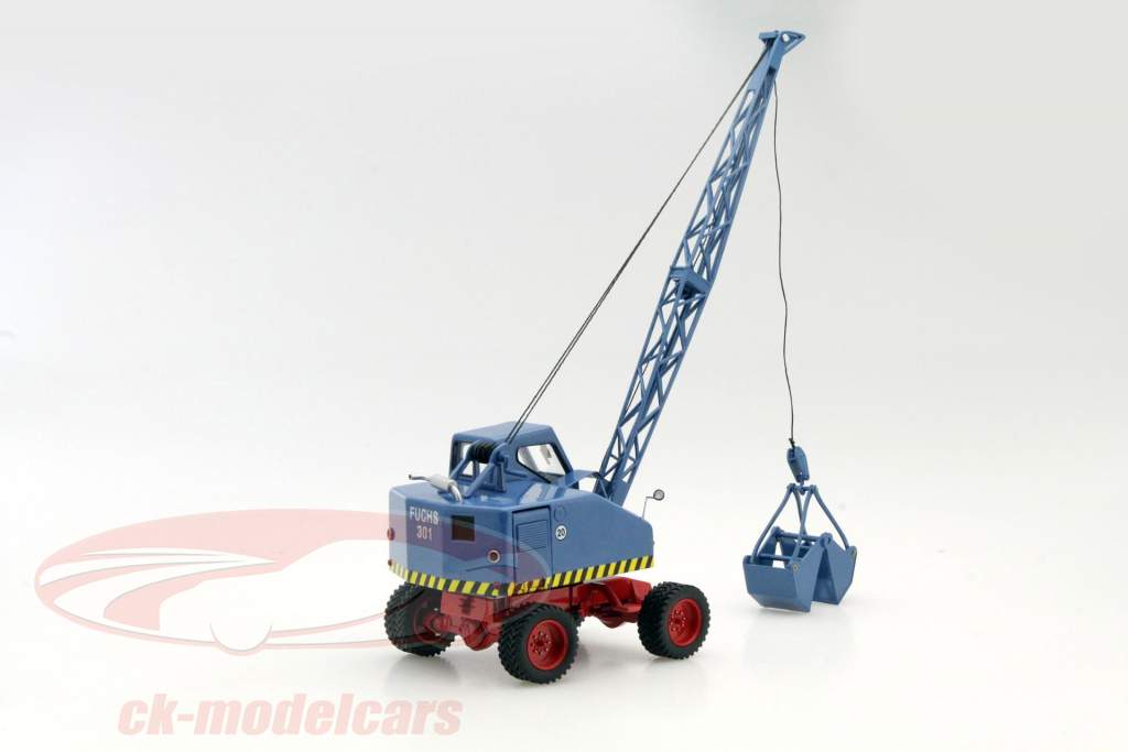 Fuchs Bagger 301 blau 1:32 Schuco