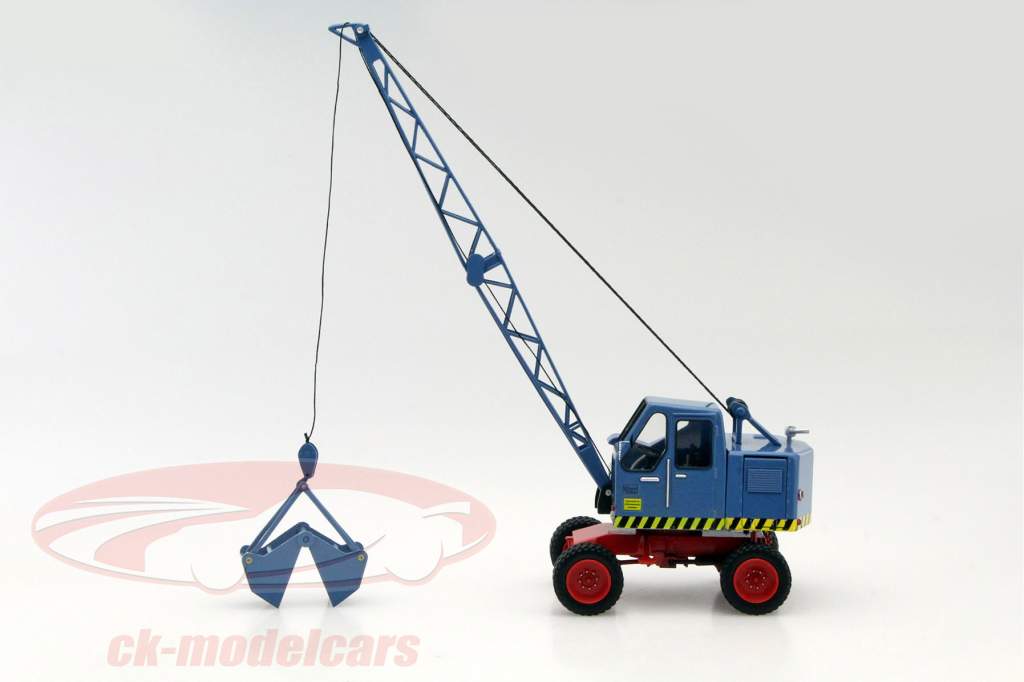 Fuchs graafmachine 301 blauw 1:32 Schuco
