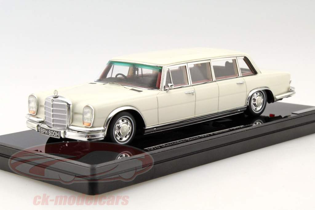 Mercedes-Benz 600 Pullman J. Lennon год 1970 бежевый 1:43 TrueScale