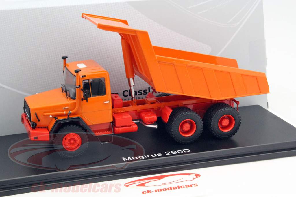 Magirus 290D dumpers laranja 1:43 PremiumClassiXXs