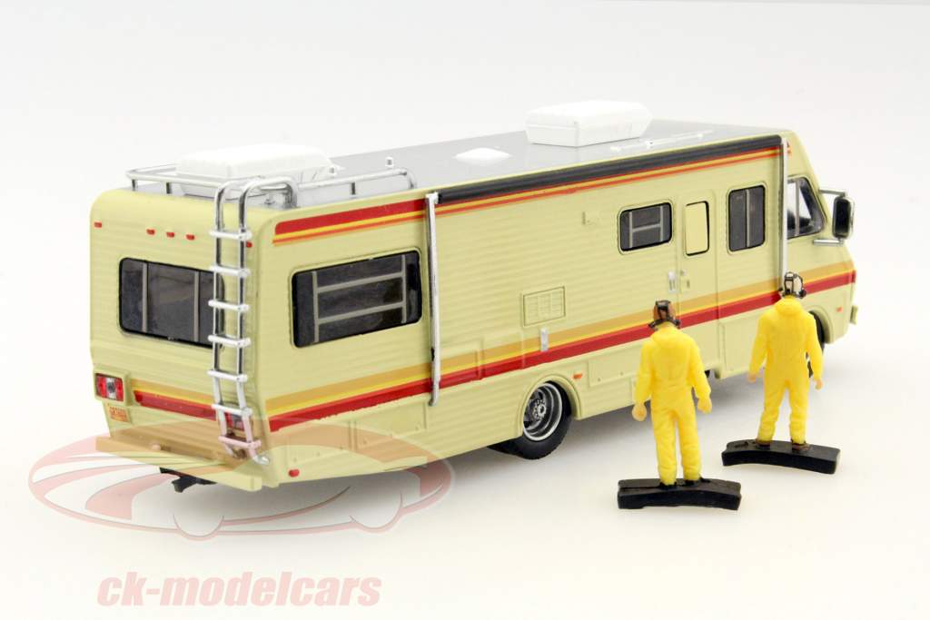 Fleetwood Bounder année de construction 1986 Série TV Breaking Bad 2008-13 avec 2 jaune chiffres 1:64 Greenlight