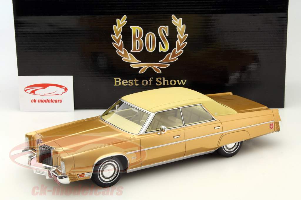 Chrysler Imperial LeBaron guld 1:18 BoS-Models