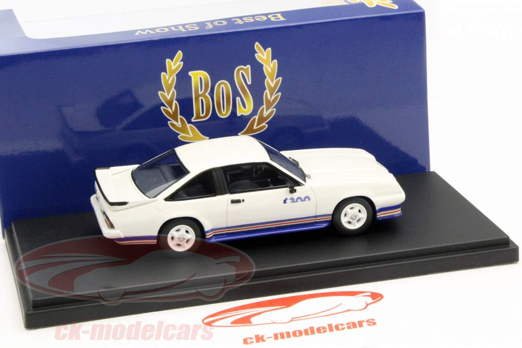 Opel Manta B i200 jaar 1985 wit 1:43 BoS-Models