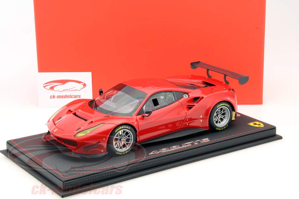 Ferrari 488 GTE presse version 2015 rouge 1:18 BBR
