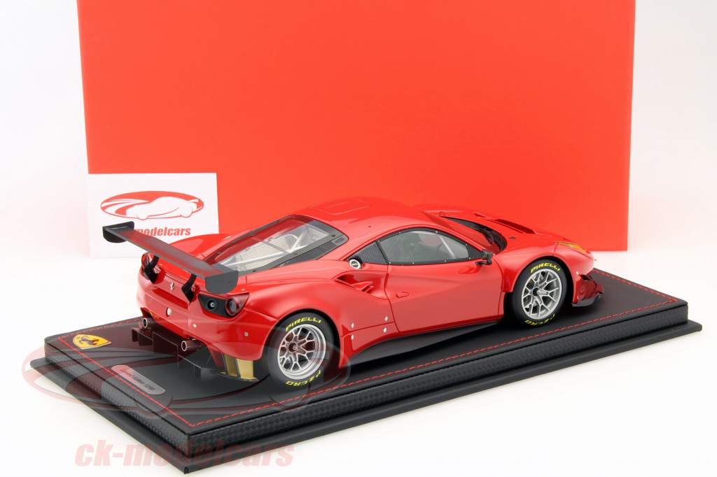 Ferrari 488 GTE presse version 2015 rouge 1:18 BBR