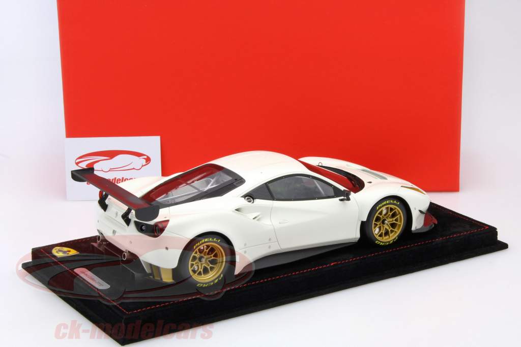 Ferrari 488 GTE año 2015 blanco 1:18 BBR