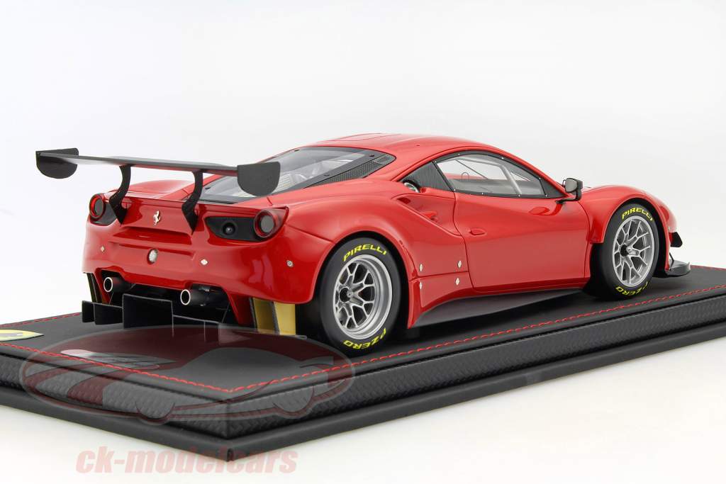 Ferrari 488 GTE presse version 2015 rouge 1:18 BBR
