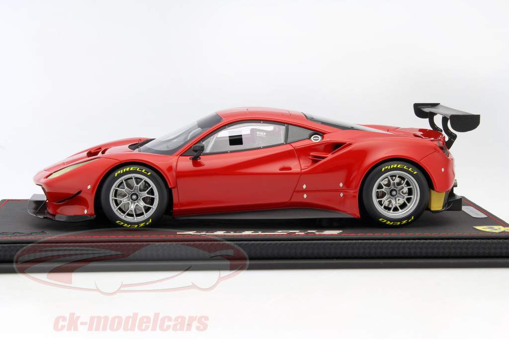 Ferrari 488 GTE prensa versión 2015 rojo 1:18 BBR