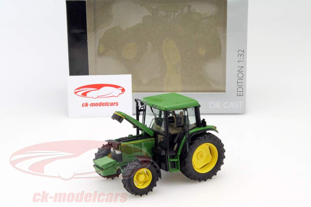 John Deere 6400 trator verde 1:32 Schuco