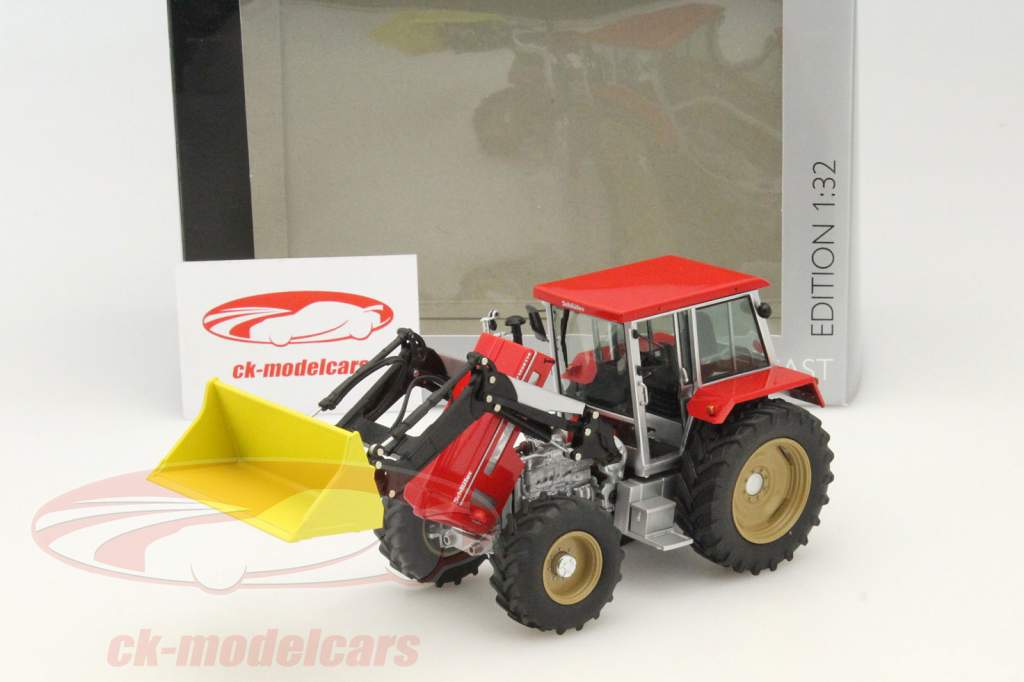 Schlüter Compact 1250 TV6 mit Frontlader rot 1:32 Schuco